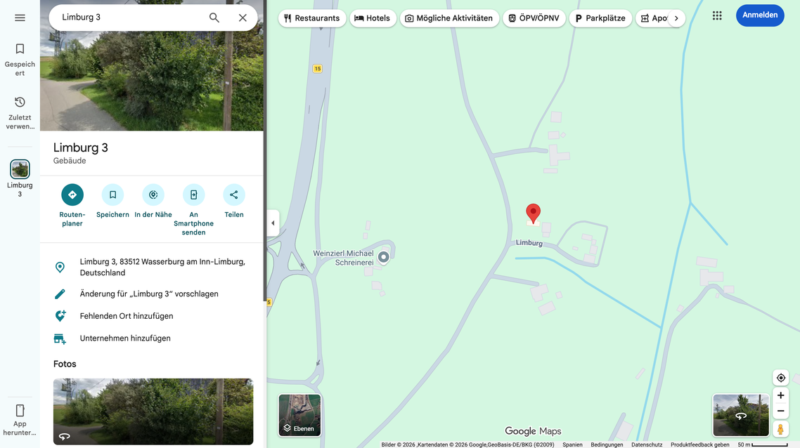 Karte des Veranstaltungsortes Limburg 3